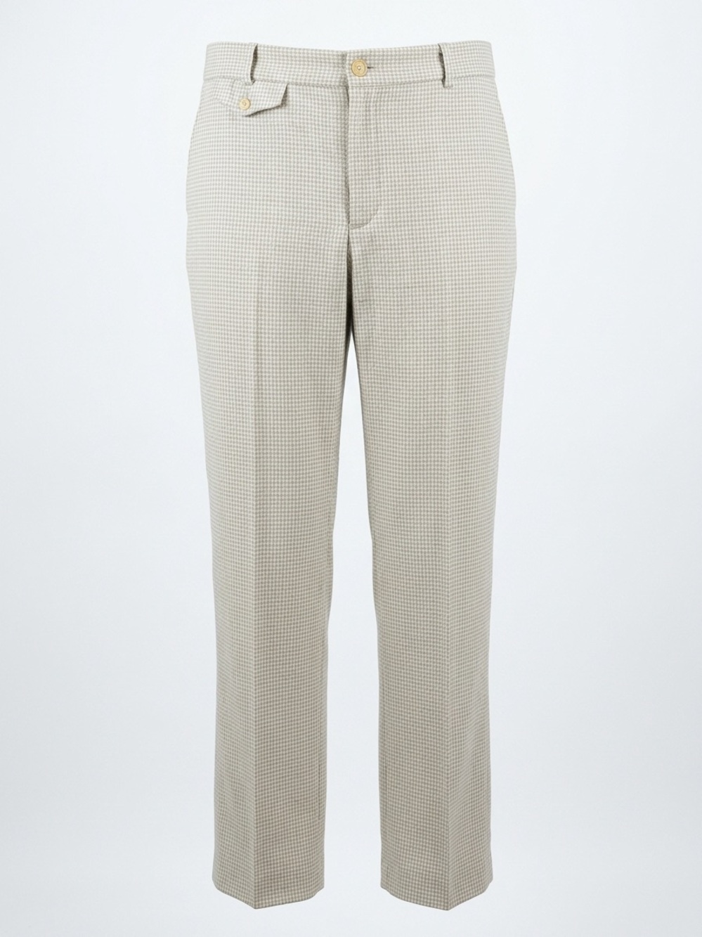 Ralph Lauren houndstooth wool angora straight leg trouser NWT festive